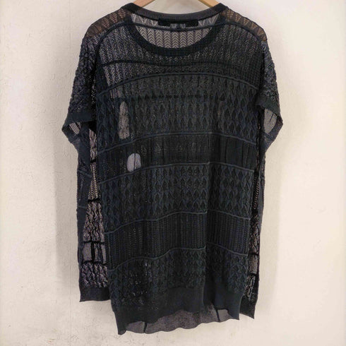 ジュンヤワタナベコムデギャルソン JUNYA WATANABE COMME des GARCONS 14SS アセテート100 ケープニット メンズ JPN:S
