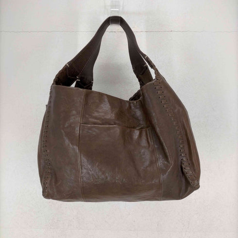 ゲンテン genten 編み込み切替 レザートート メンズ