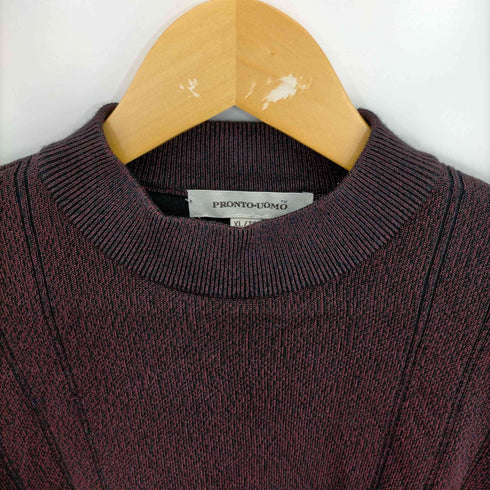 プロントウォモ PRONTO UOMO コットンレーヨン モックネックニット メンズ import:XL