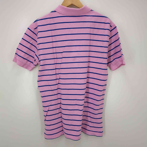 ポロバイラルフローレン Polo by RALPH LAUREN ポニー刺繍 ボーダー ショートスリーブシャツ レディース import:M