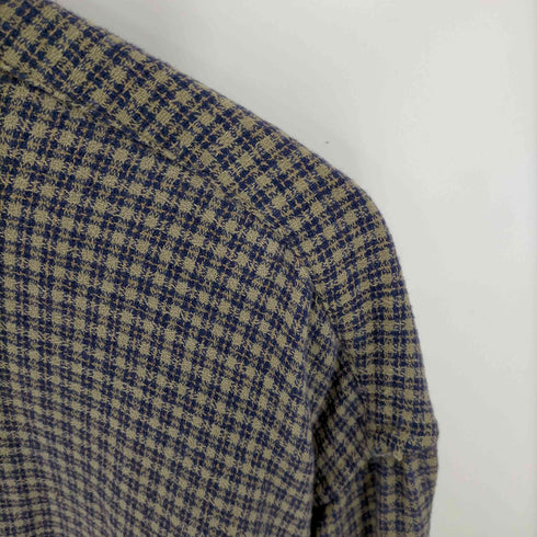 ビューグルボーイ Bugle Boy インド製 バンドカラーチェックシャツ メンズ import:XL