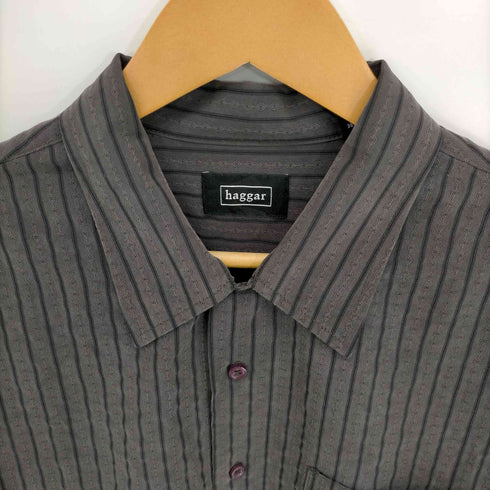 ハガークロージング HAGGAR オープンカラーボックスシャツ メンズ JPN:L