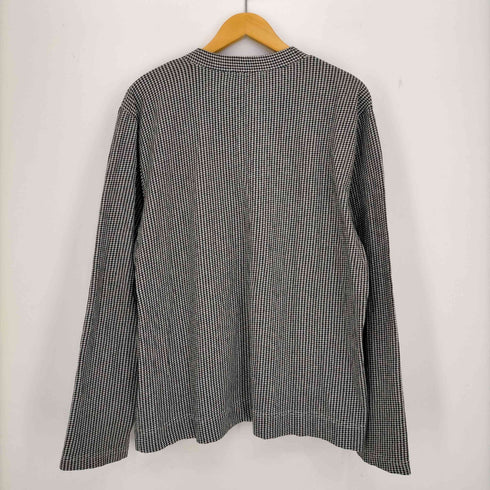 コムデギャルソンオム COMME des GARCONS HOMME 千鳥格子Vネックカーディガン メンズ JPN:L