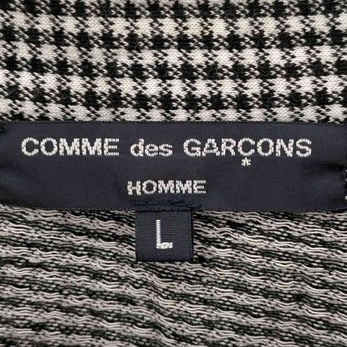 コムデギャルソンオム COMME des GARCONS HOMME 千鳥格子Vネックカーディガン メンズ JPN:L