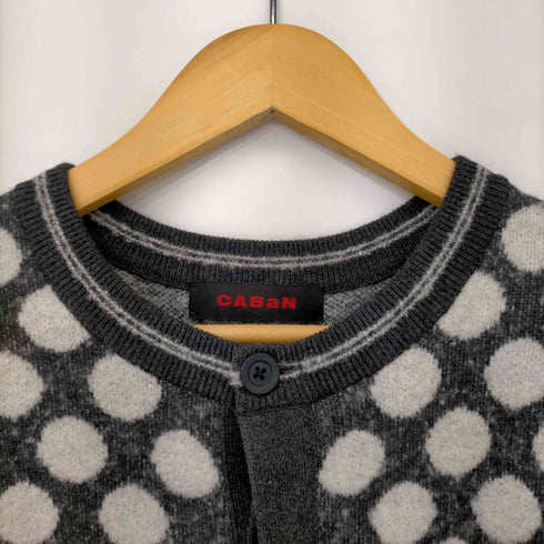 キャバン CABaN 24SS ブークレードット クルーネックカーディガン メンズ JPN:L
