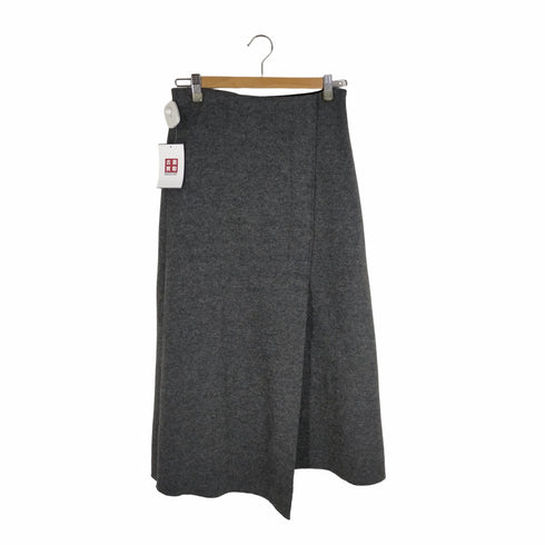 ザラ ZARA Wool Blend A-line Midi Skirt ウール混スカート レディース JPN:L