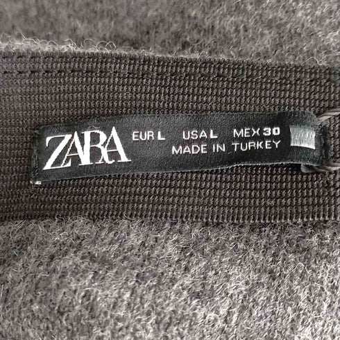 ザラ ZARA Wool Blend A-line Midi Skirt ウール混スカート レディース JPN:L