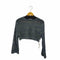 ザラ ZARA クロップド ラメ メッシュニットトップ レディース JPN:S