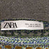ザラ ZARA クロップド ラメ メッシュニットトップ レディース JPN:S