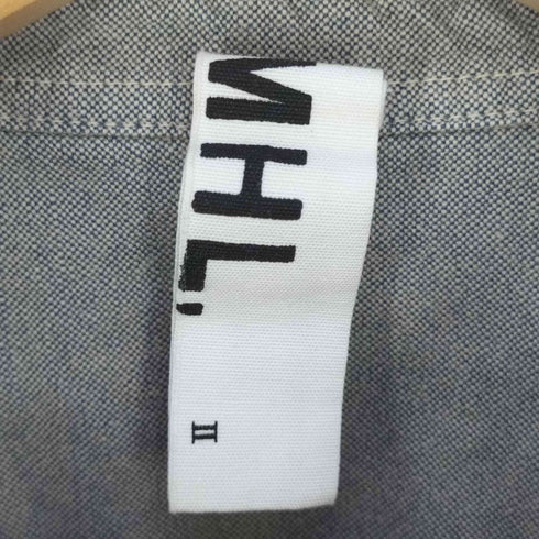 エムエイチエル MHL. オックスフォード ボタンダウンシャツ レディース JPN:2