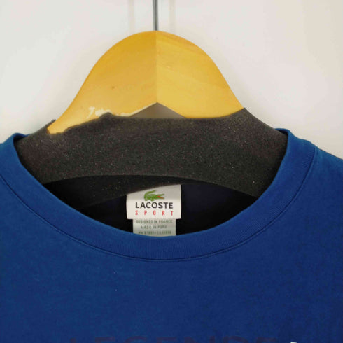 ラコステスポーツ LACOSTE SPORT ロゴプリントバイカラーS/Sカットソー メンズ 4