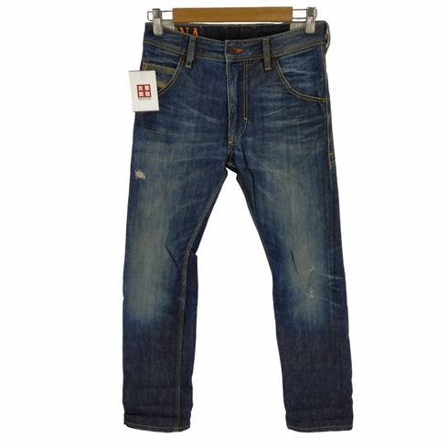 ディーゼル DIESEL KROOLEY REGULAR SLIM-CARROT テーパードデニム メンズ W27