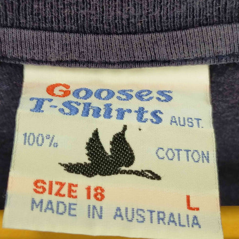 Gooses T-Shirts MADE IN AUSTRALIA アボリジナルアートプリントTシャツ メンズ L