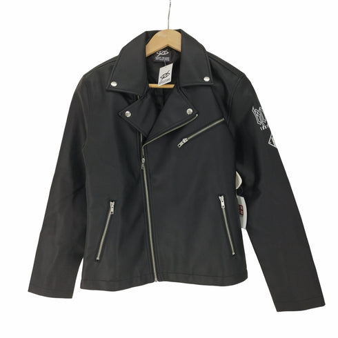 フメイ KRY CLOTHING LIE PUレザーライダース フェイクレザー ライダースジャケット メンズ JPN:M