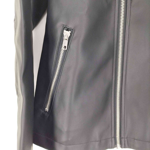 フメイ KRY CLOTHING LIE PUレザーライダース フェイクレザー ライダースジャケット メンズ JPN:M