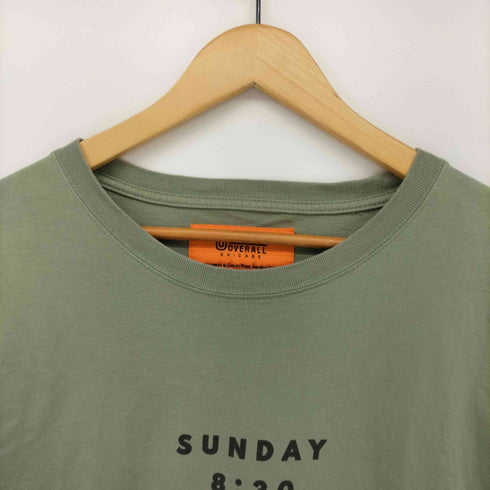 ユニバーサルオーバーオール UNIVERSAL OVERALL バックプリント S/S コットン Tシャツ メンズ import:XL