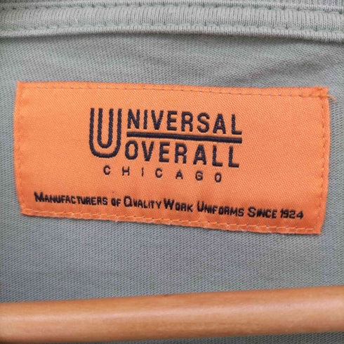 ユニバーサルオーバーオール UNIVERSAL OVERALL バックプリント S/S コットン Tシャツ メンズ import:XL