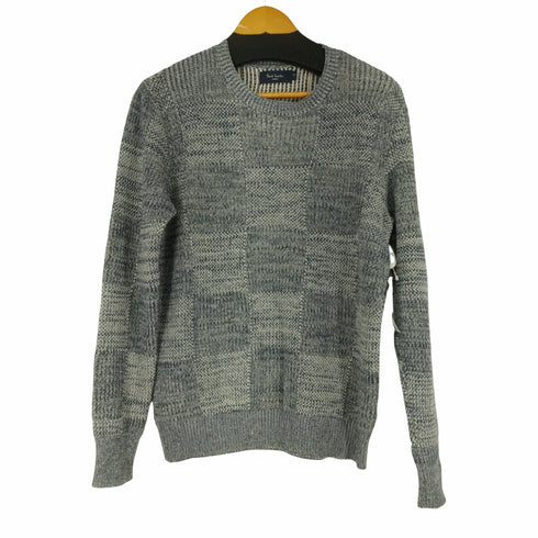 ポール・スミスジーンズ Paul Smith JEANS コットンリネン ブロックチェックニット メンズ import:S