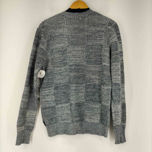 ポール・スミスジーンズ Paul Smith JEANS コットンリネン ブロックチェックニット メンズ import:S
