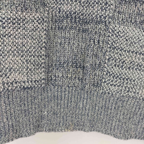 ポール・スミスジーンズ Paul Smith JEANS コットンリネン ブロックチェックニット メンズ import:S