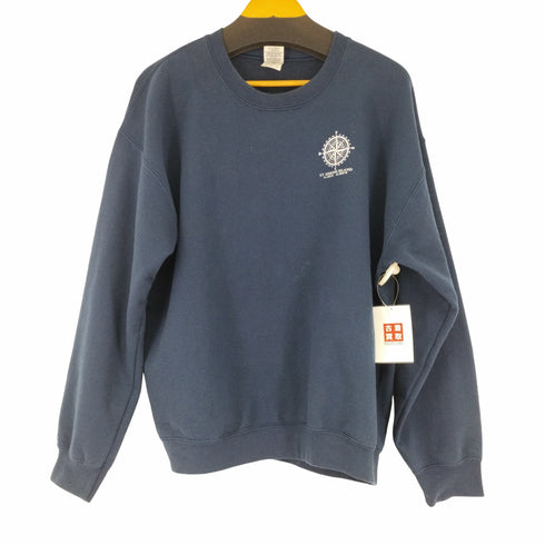 ギルダン GILDAN 両面ラバープリントクルーネックスウェット メンズ import:L