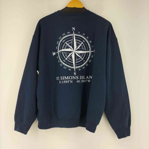 ギルダン GILDAN 両面ラバープリントクルーネックスウェット メンズ import:L