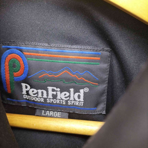 ペンフィールド PEN FIELD 90S ロゴ刺繍 ネオプレーン ジップアップ ジャケット メンズ import:L