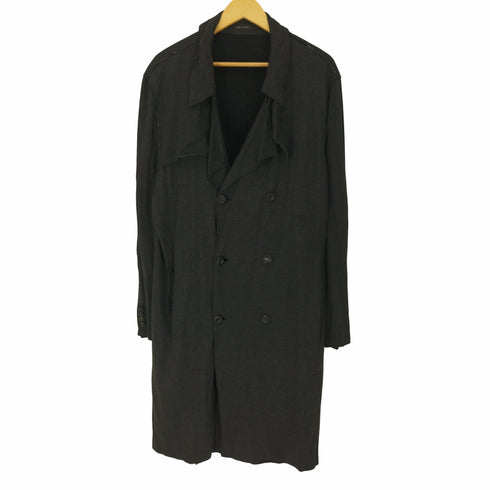 エンポリオアルマーニ EMPORIO ARMANI MATT LINE イタリア製 レーヨン トレンチコート メンズ EUR:52
