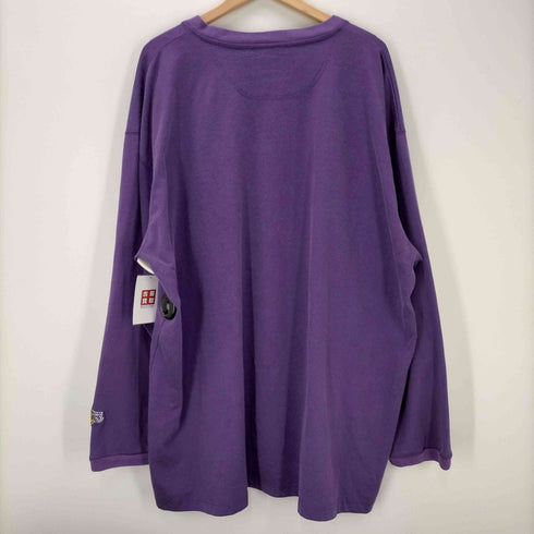 ハードウッドクラシック hardwood classics LAKERS 32番 ビッグサイズ NBA クルーネック長袖Tシャツ メンズ 3XL