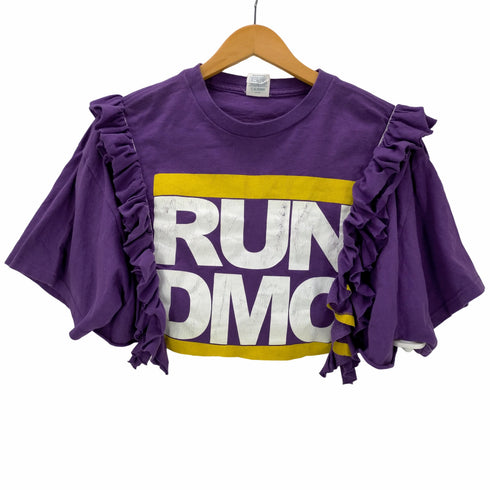 デルタプロウェイト DELTA PRO WEIGHT 00s リメイク フリルクロップドTシャツ レディース import:XL