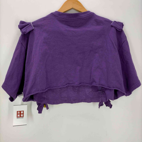 デルタプロウェイト DELTA PRO WEIGHT 00s リメイク フリルクロップドTシャツ レディース import:XL