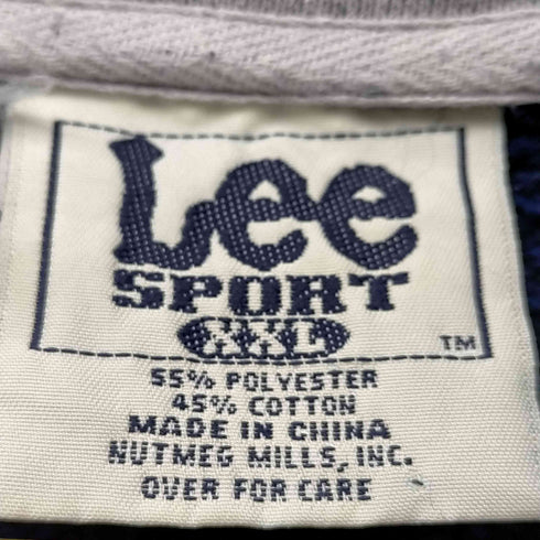 リー Lee LEE SPORT COWBOYS 刺繍タグ スウェット ビッグサイズ メンズ import:XXL