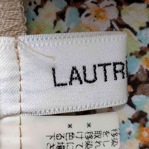 ロートレアモン LAUTREAMONT OLD 花柄切替 ジップアップジャケット レディース JPN:3