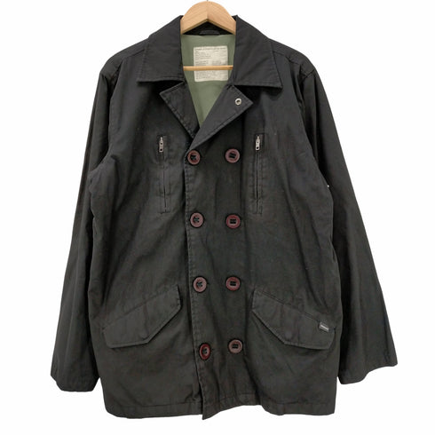 ステューシー Stussy 00S AUTHENTIC OUTER GEAR OLD STUSSY 裏地フリース ショートPコート メンズ import:L