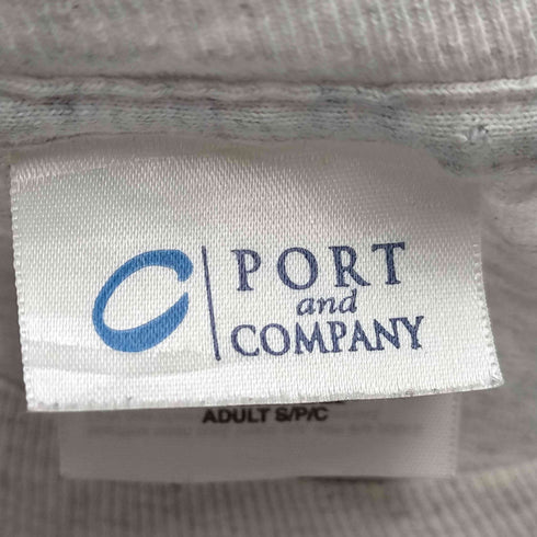 ポートアンドカンパニー PORT and COMPANY 染み込みフィッシュプリント S/S クルーネックTシャツ メンズ import:S