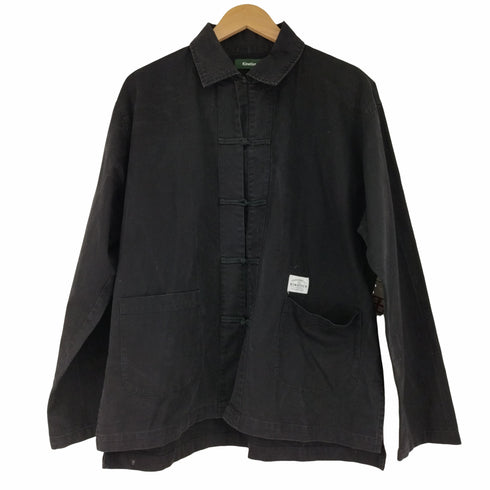 キネティックス kinetics バック刺繍チャイナ L/S シャツ メンズ import:L