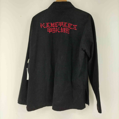 キネティックス kinetics バック刺繍チャイナ L/S シャツ メンズ import:L