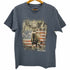 REALTREE アニマルプリント 星条旗 S/S クルーネックTシャツ メンズ import:M