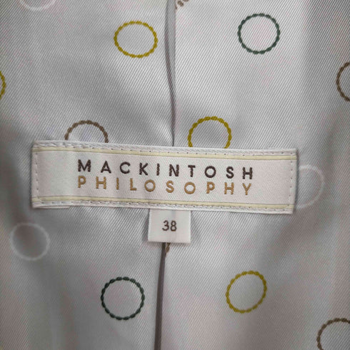 トロッター マッキントッシュフィロソフィー TROTTER MACKINTOSH PHILOSOPHY トレンチコート レディース JPN:38