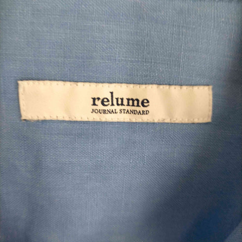ジャーナルスタンダードレリューム JOURNAL STANDARD relume 19SS 50リネン開襟シャツ レディース FREE