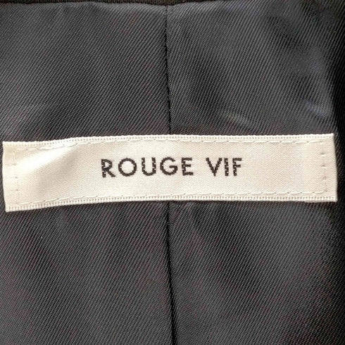 ルージュヴィフ Rouge vif ピークドカラー ダブルブレストジレ レディース FREE
