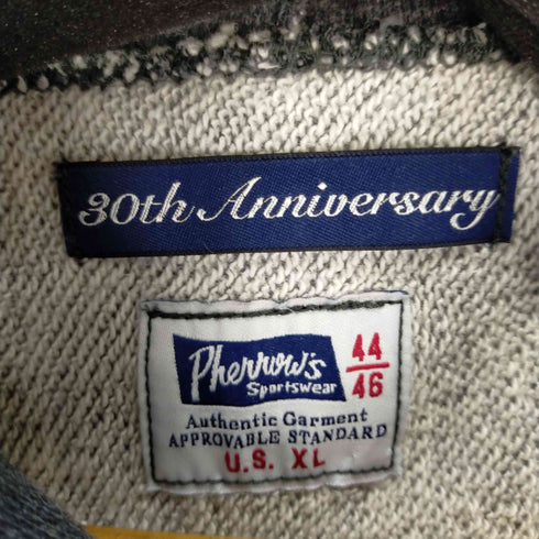 フェローズ PHERROWS ANNIVERSARY プリントプルオーバーパーカー メンズ XL