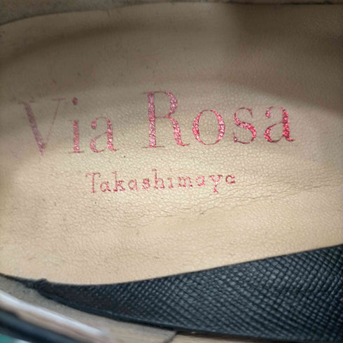 VIA ROSA レースアッププレーントゥシューズ レディース JPN:22.5