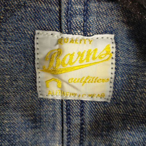 バーンズ アウト フィッターズ BARNS OUT FITTERS デニムカバーオール 金ボタン メンズ JPN:2