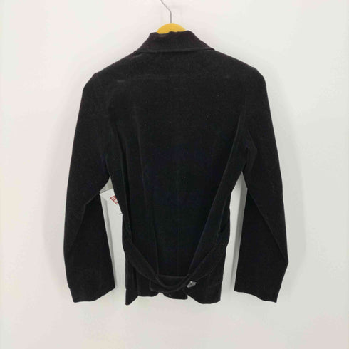 ミッシェルクラン MICHEL KLEIN 90S VINTAGE ベロア テーラード ジャケット レディース JPN:38
