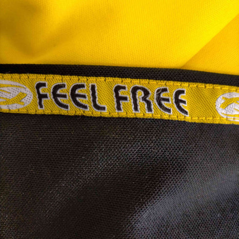FEEL FREE 刺繍 ハーフジップ プルオーバー メンズ JPN:S