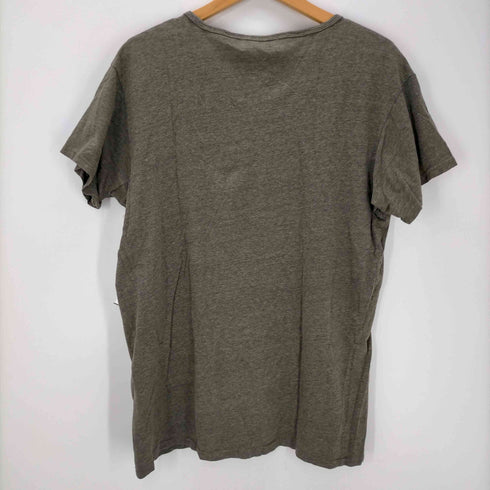 ダブルアールエル ラルフローレン RRL RALPH LAUREN 無地 Vネック 半袖Tシャツ メンズ import:L