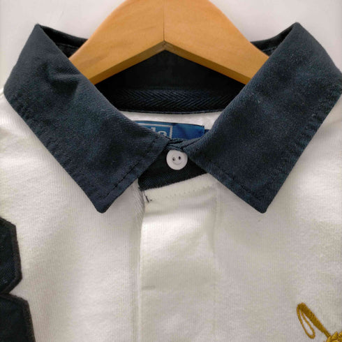ポロバイラルフローレン Polo by RALPH LAUREN 2連ビッグポニー エンブレム 長袖ラガーシャツ メンズ import:XL