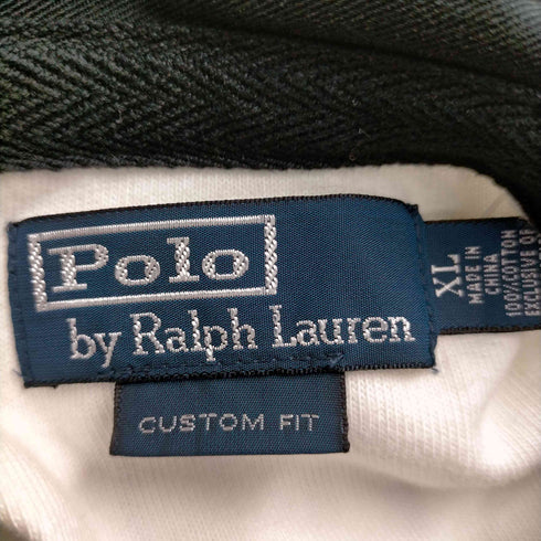 ポロバイラルフローレン Polo by RALPH LAUREN 2連ビッグポニー エンブレム 長袖ラガーシャツ メンズ import:XL