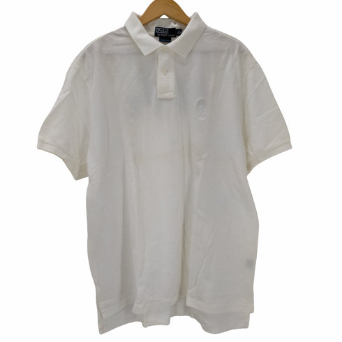 ポロバイラルフローレン Polo by RALPH LAUREN バック3連ビッグポニー 鹿の子ポロシャツ メンズ import:XXL